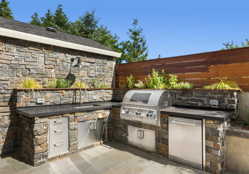 outdoor kitchen design